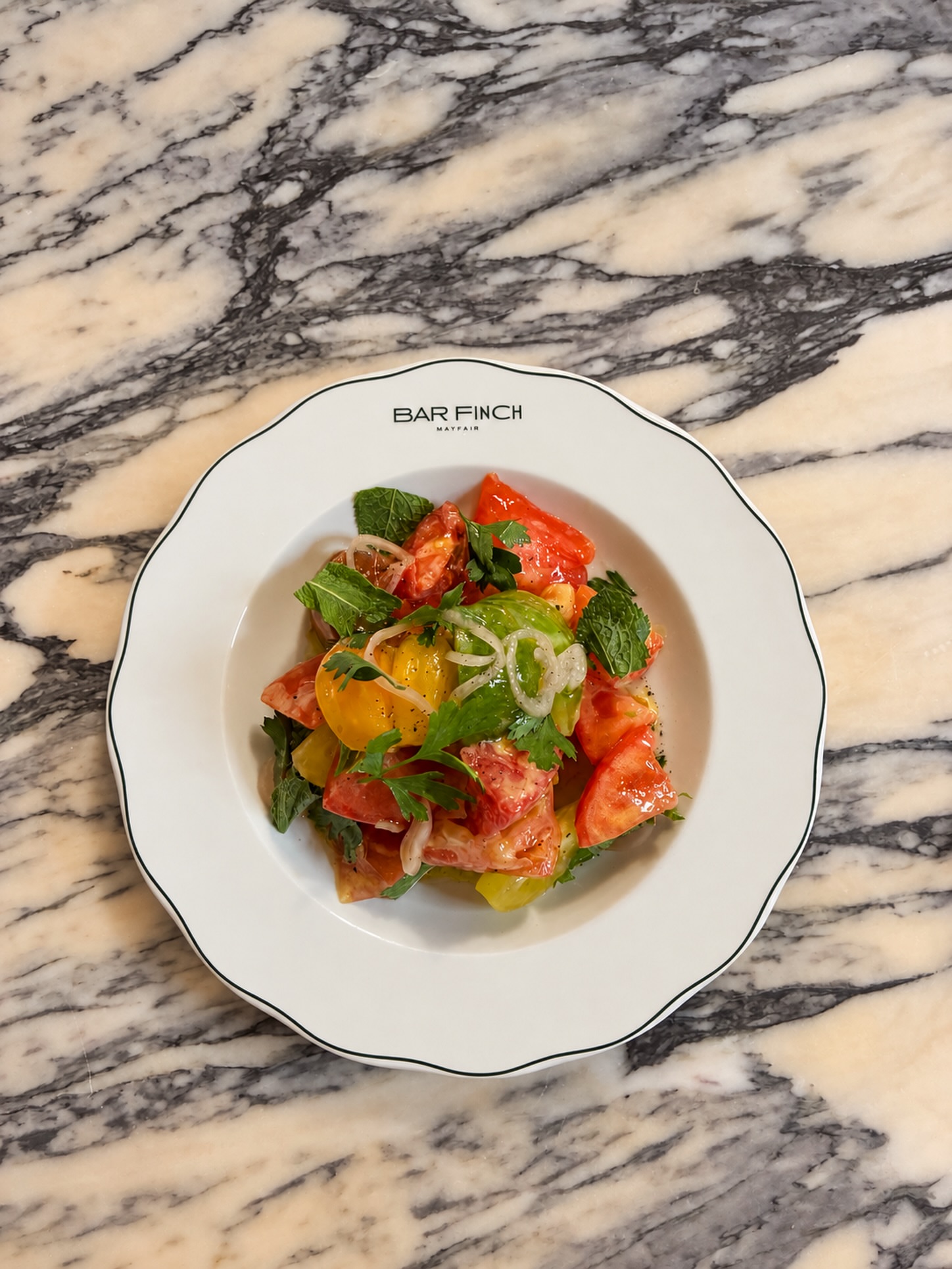 A table at Bar Finch