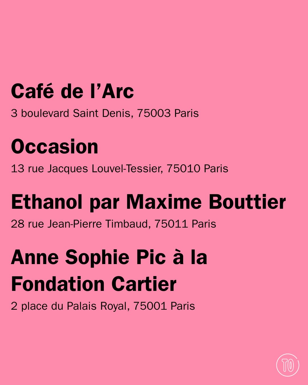 Café de l'Arc — ____cafedelarc