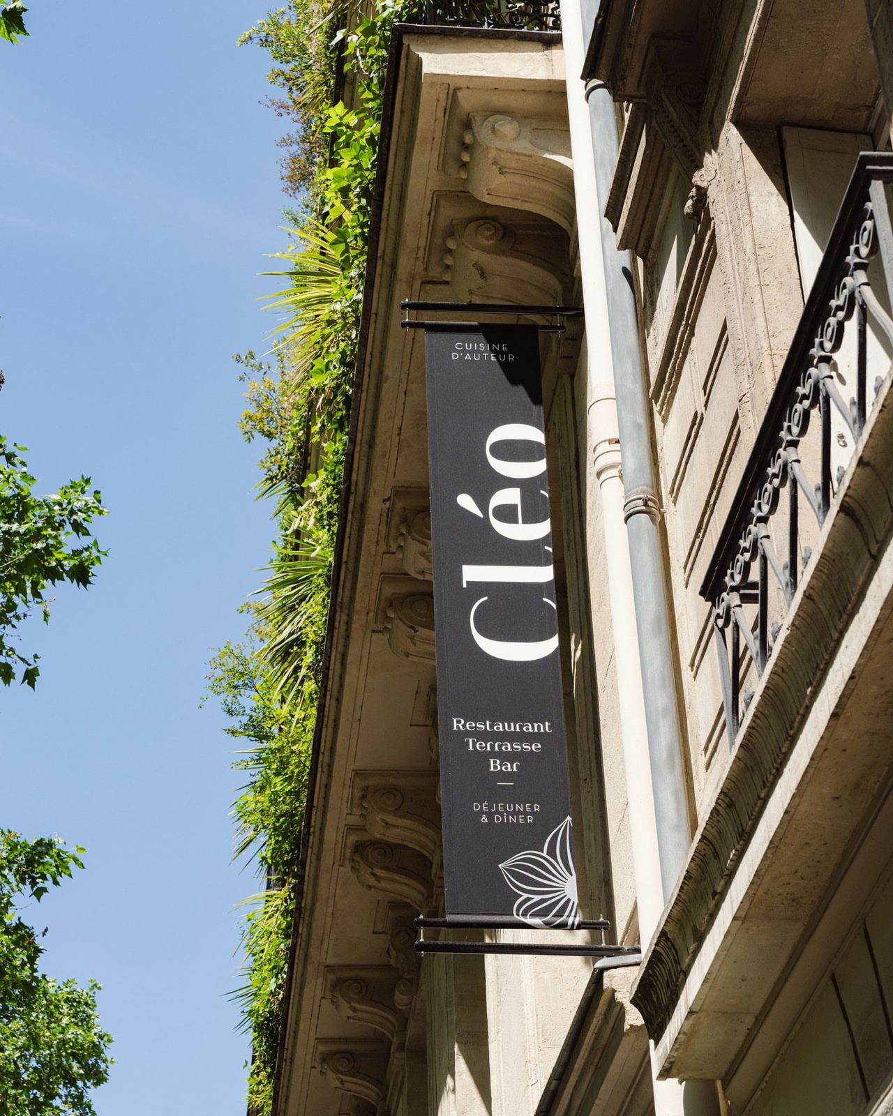 The hidden patio at Cléo