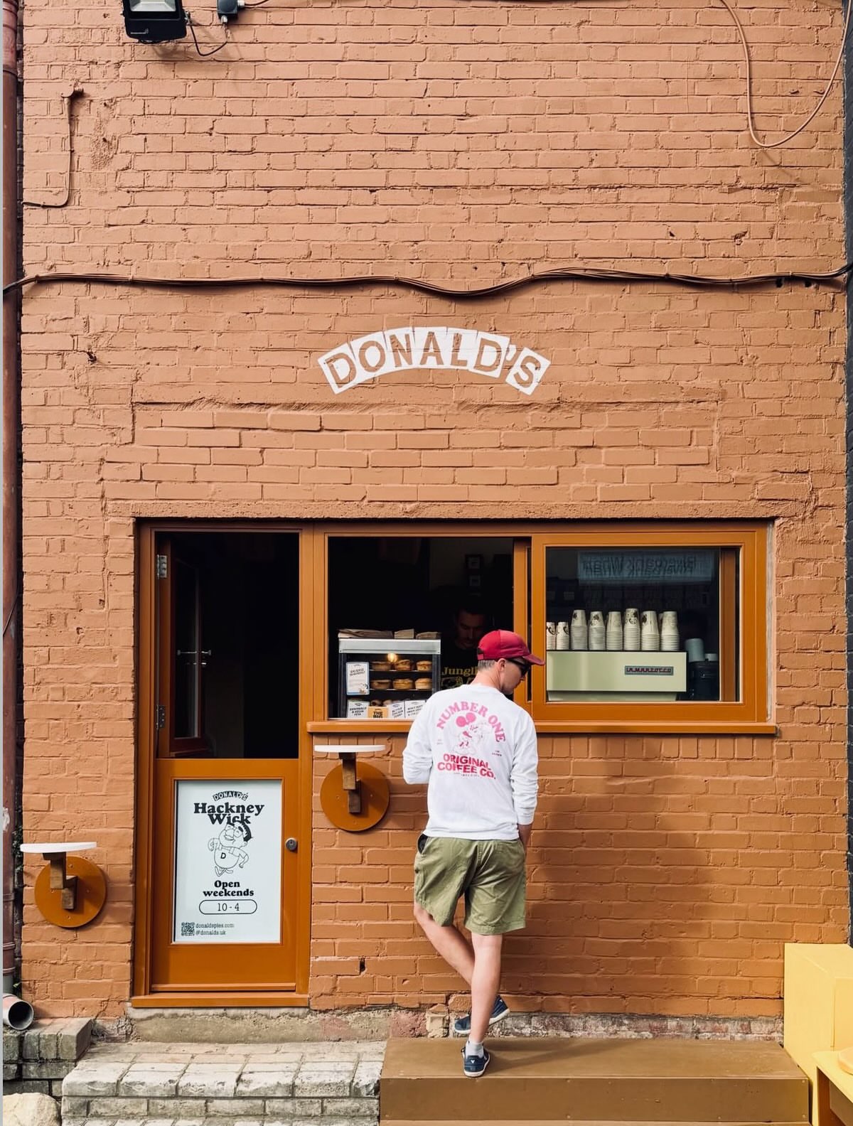 The front of Donald's