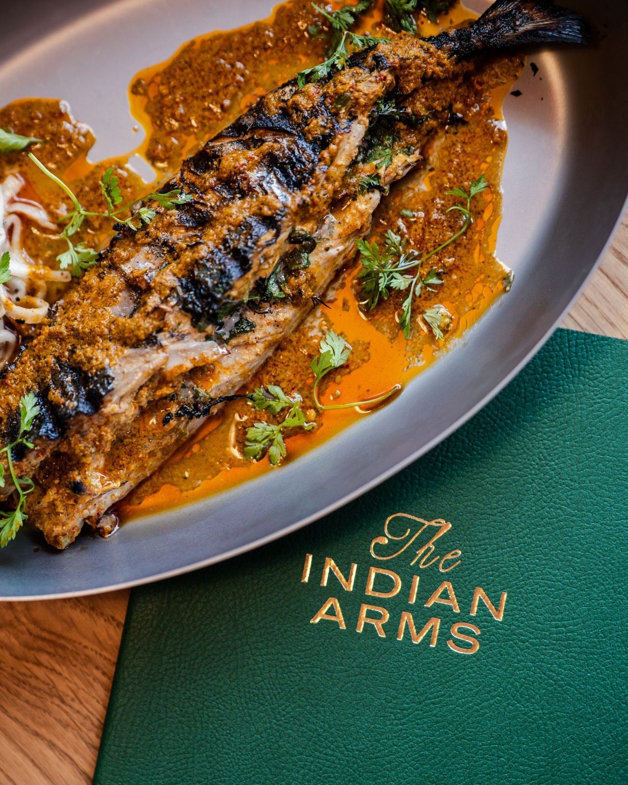 A plate at The Indian Arms