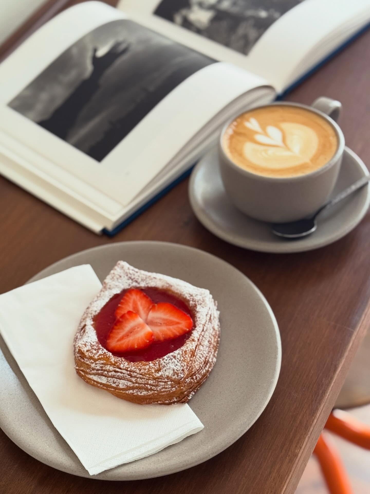 A croissant at Krust
