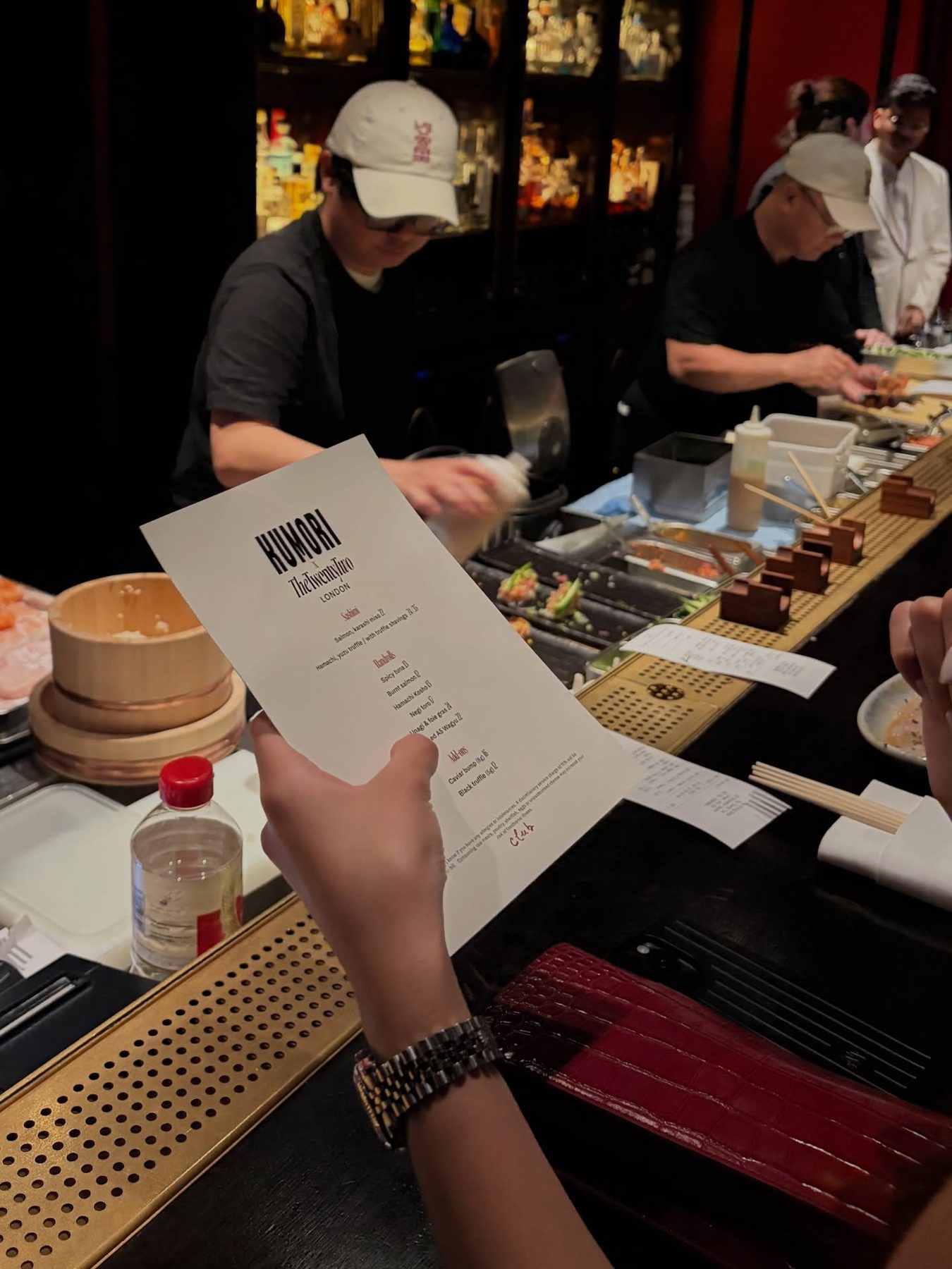 The counter at Kumori