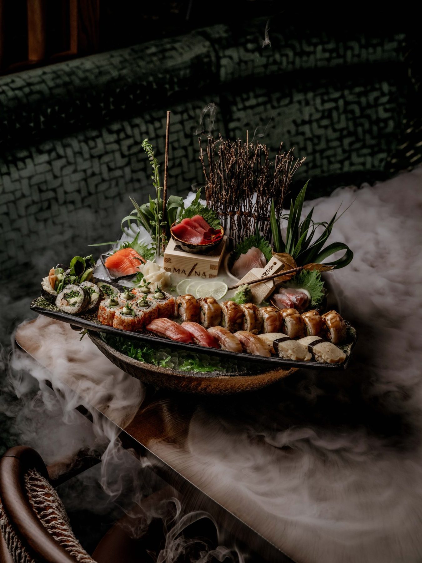 A plate at MA/NA