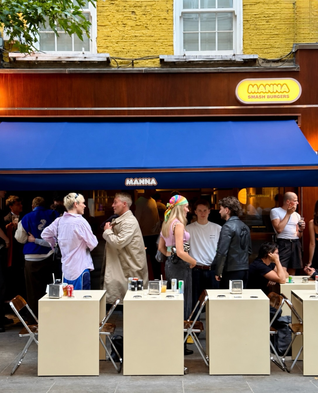 The front of Manna Marylebone