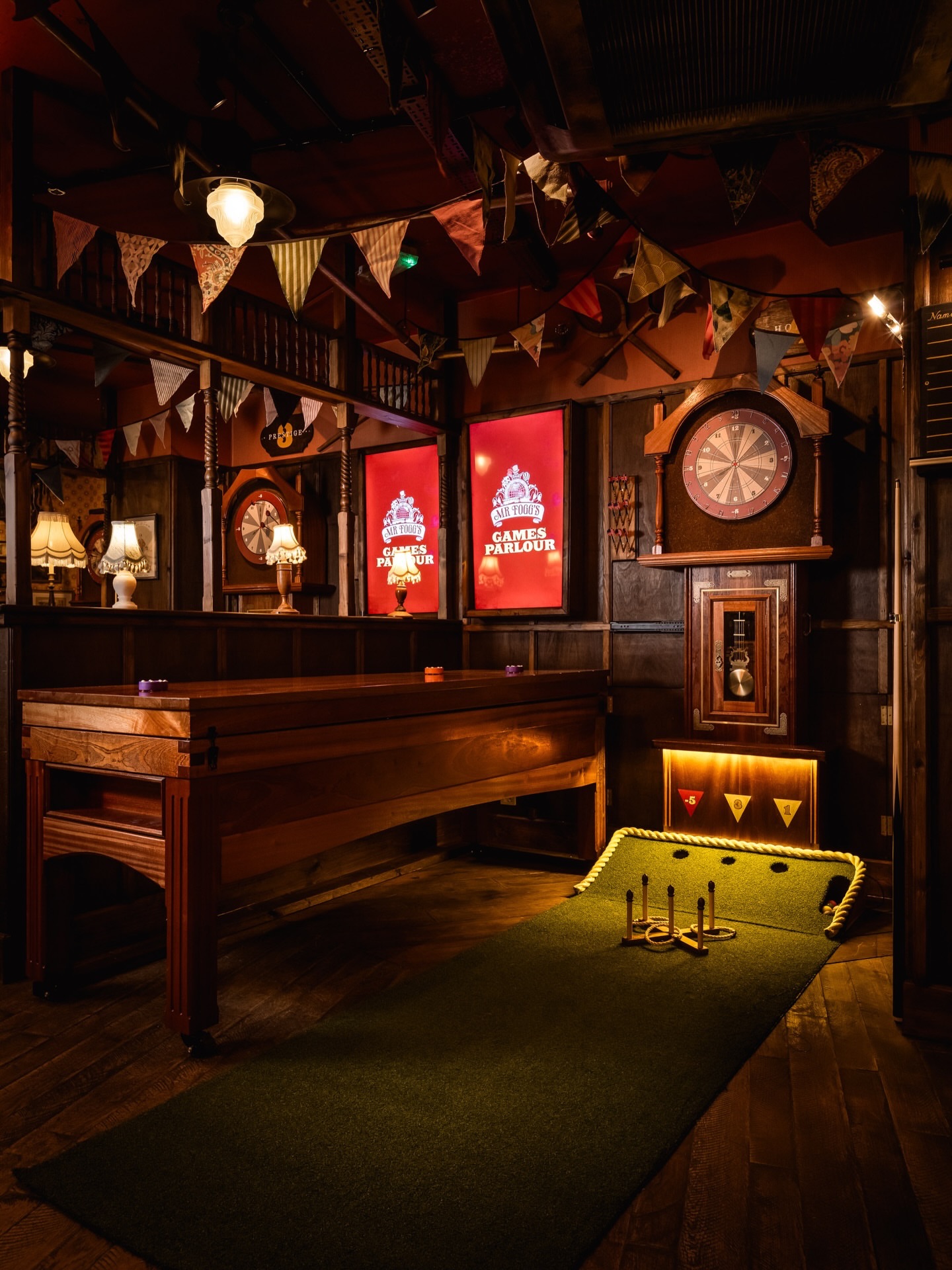 The dining room at Mr Fogg's Market Tavern