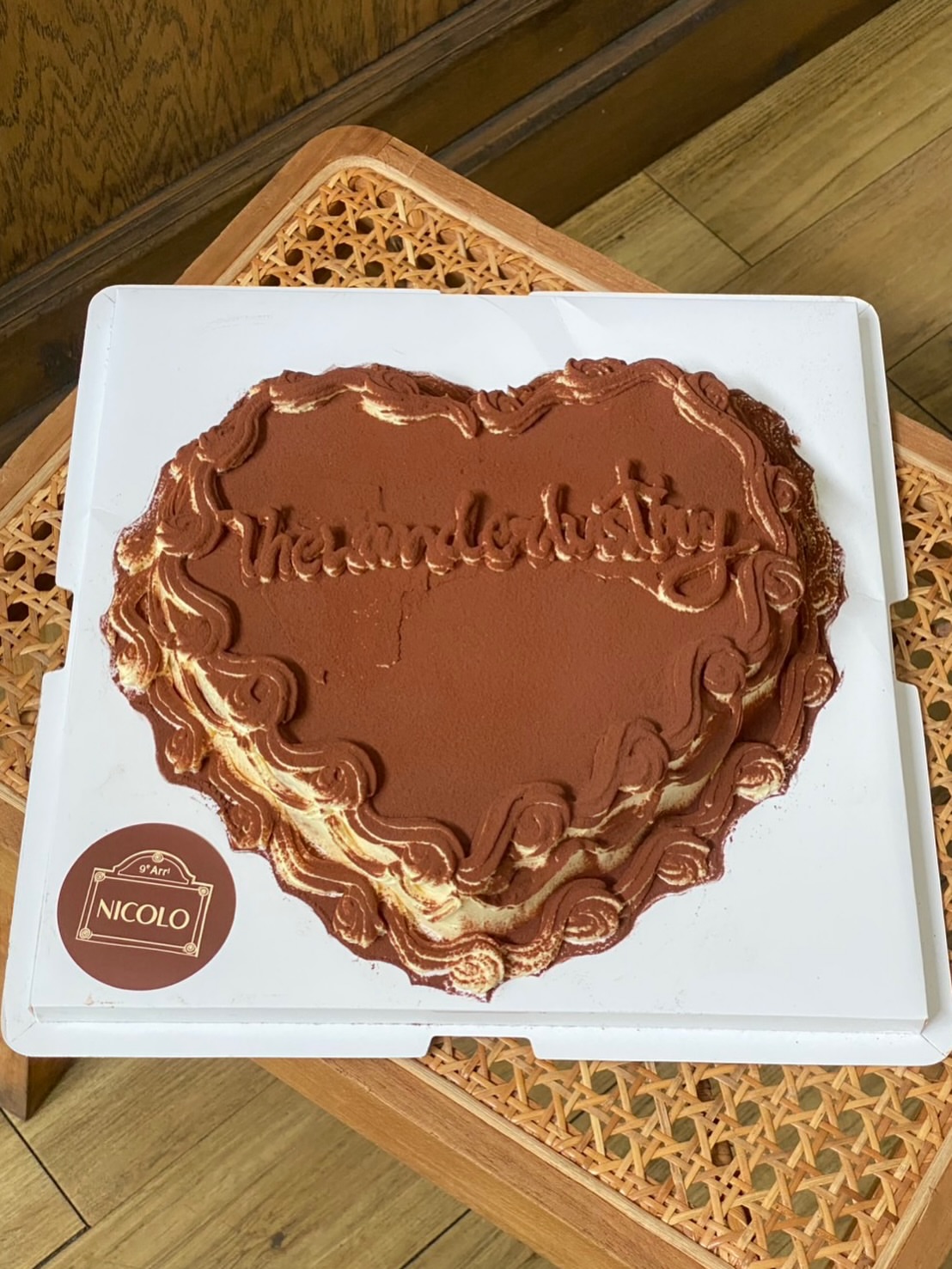 A table at Nicolo Bakery (Siam Paragon)