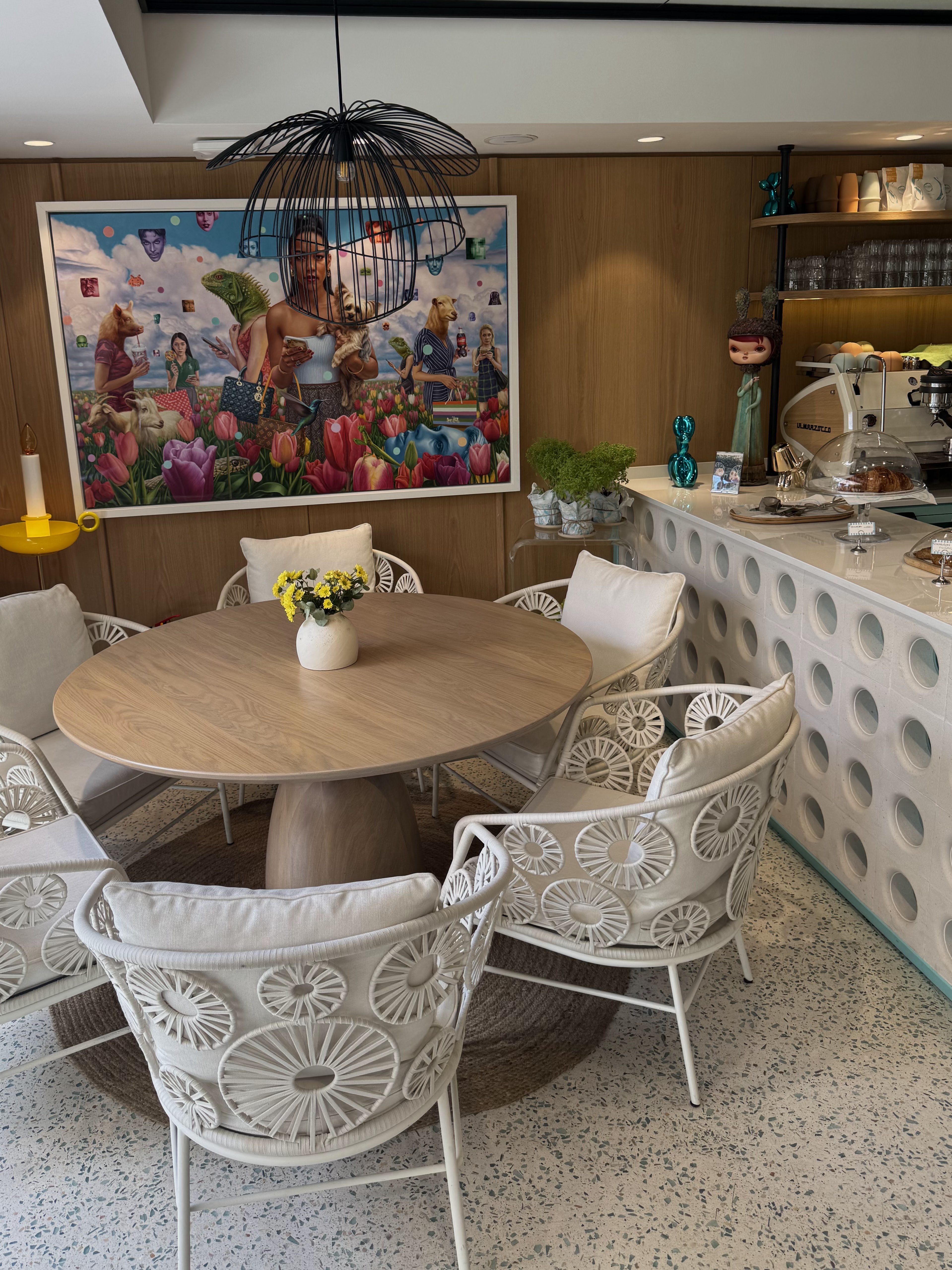 Interior tables at Numa Bebek