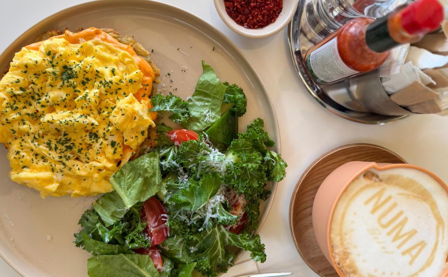 A plated breakfast at Numa Bebek