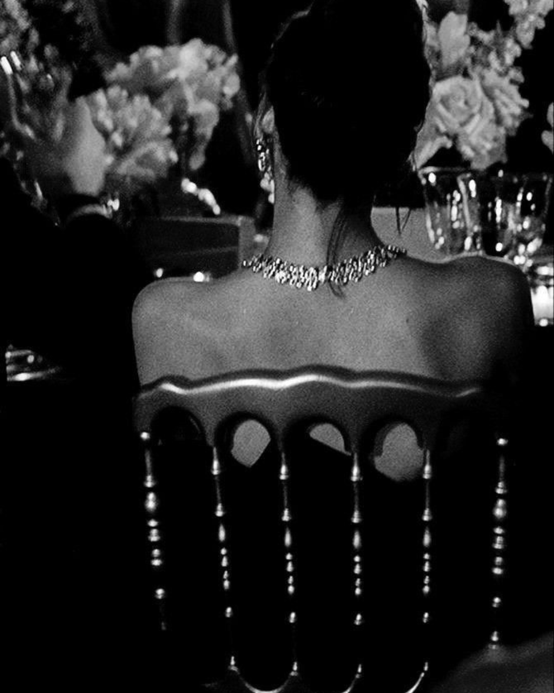 The dining room at Paillettes Paris
