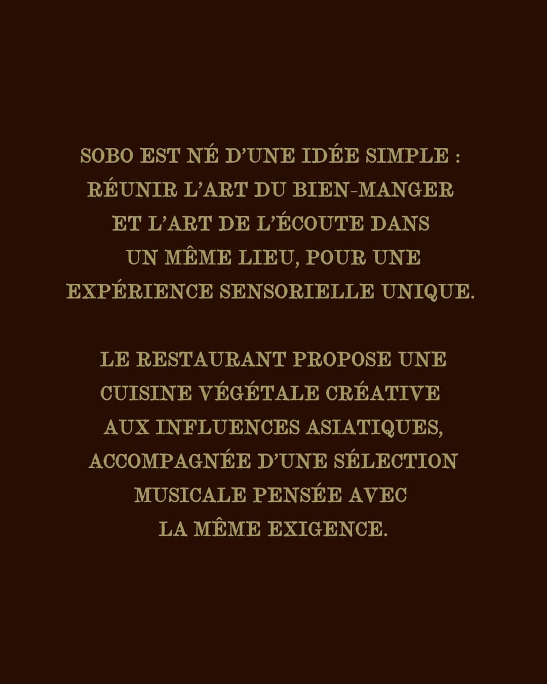 SOBO — sobo.restaurant