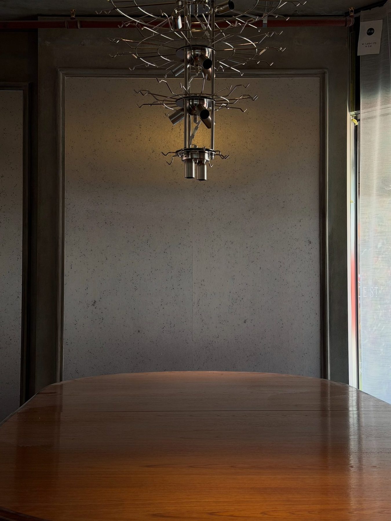 The dining room at Soraya