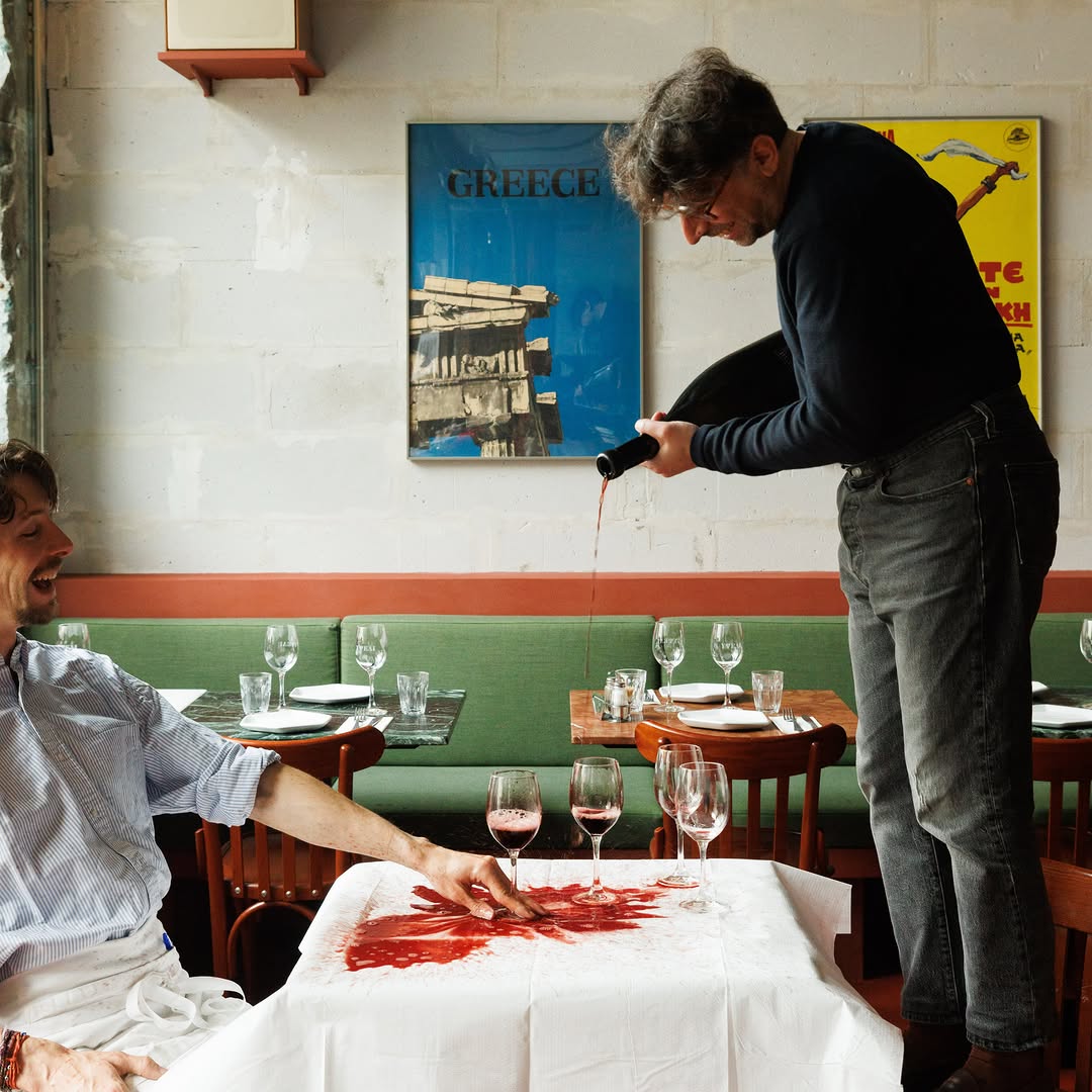 The dining room at Supergrec