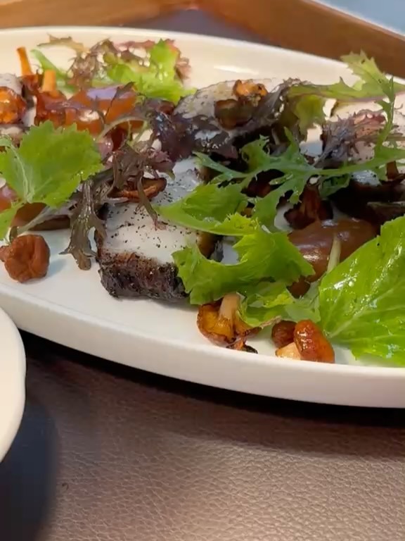 A plate at The Sea, The Sea