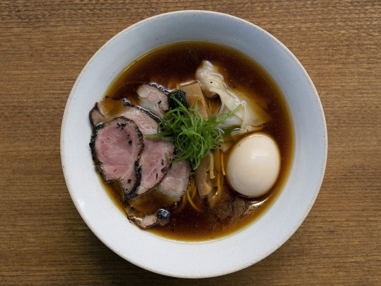 A bowl of ramen at Toy