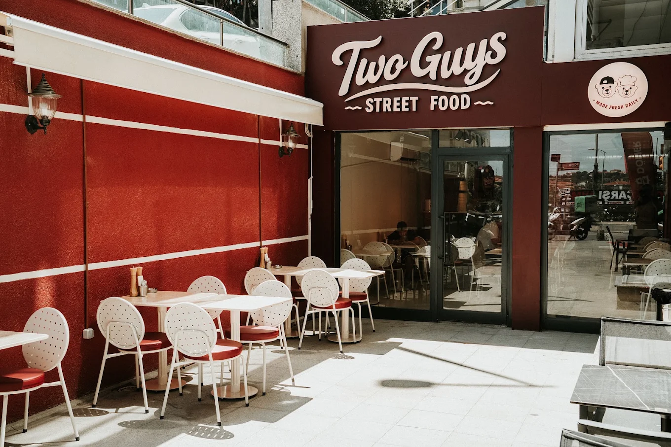 The Two Guys storefront in Çengelköy
